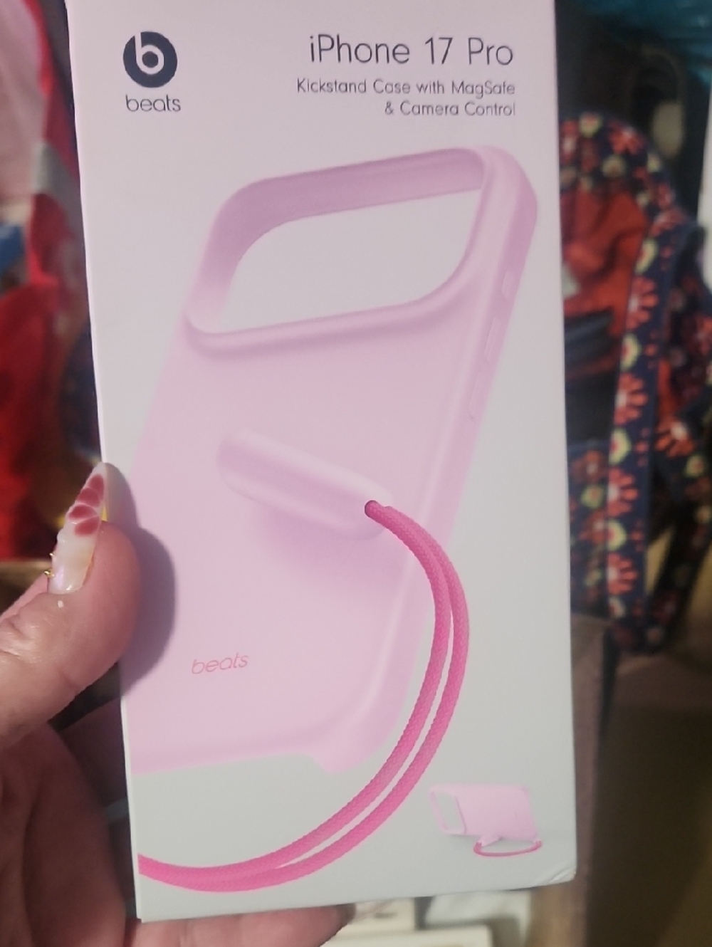 Beats iPhone 17 Pro Kickstand Case — Pink